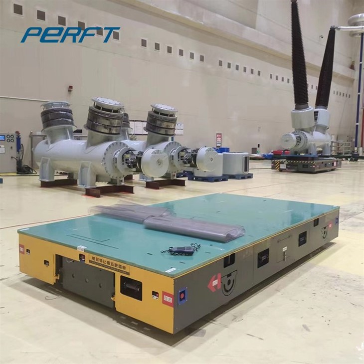 20t Electrical Trackless Transfer Cart For Workshop